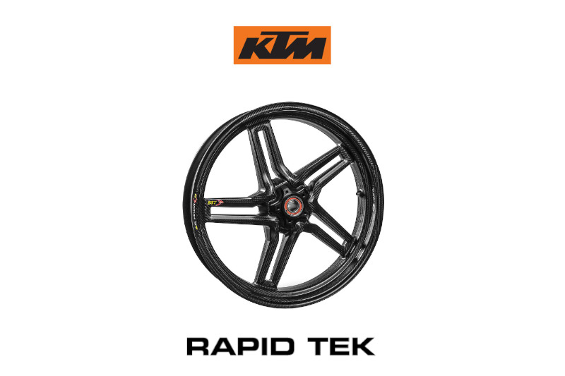 BST Rapid TEK Carbon Fibre Wheels - KTM Superduke 1290 / R / GT / GTR (14-23)