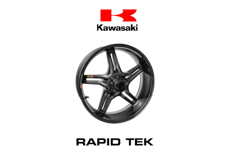 BST Rapid TEK Carbon Fibre Wheels – Kawasaki ZX14 (ABS) / ZX14R (06-23)