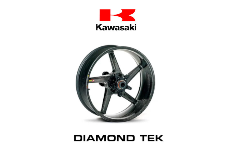 BST Diamond TEK Carbon Fibre Wheels - Kawasaki Ninja 1000 (10-18) / Z1000 (10-12 not 2013) / Z1000SX (Inc ABS) (14-20)