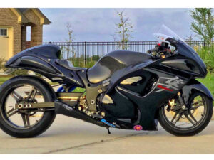 Brocks Penta-Carbon Full System -  15" Muffler (Black) Suzuki Hayabusa (99-25)