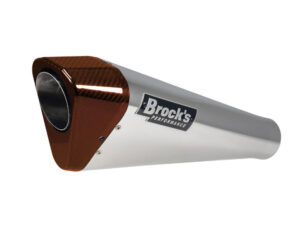 Brocks Penta-Carbon Full System 15" Muffler (Polished) Suzuki GSX-R1000 (07-08)